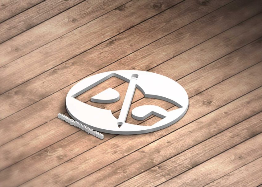 Free PSD Mockups 1 Logo MockUp PSD