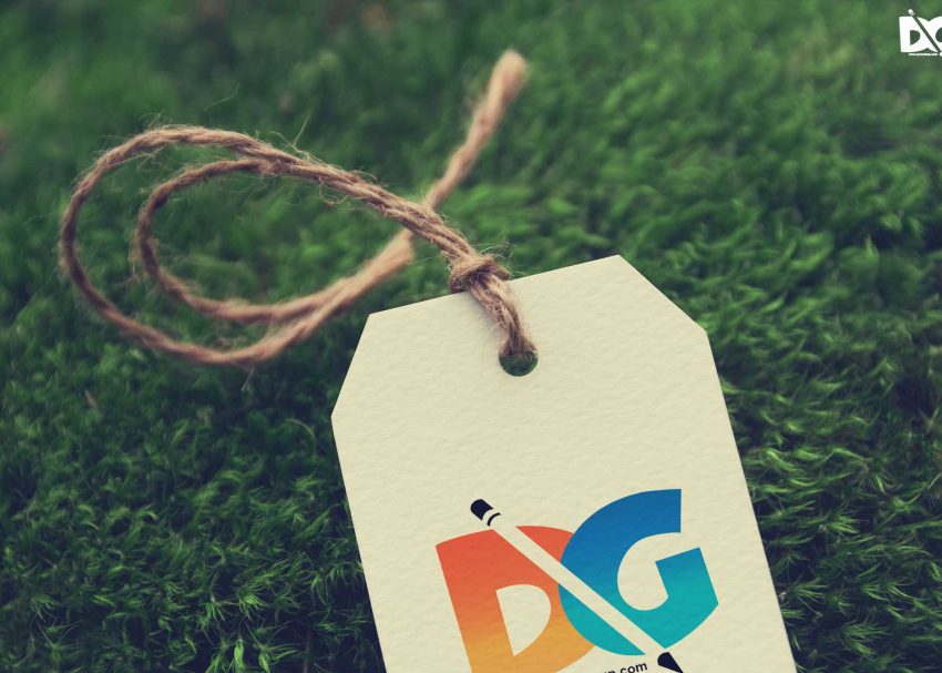 Free PSD Mockups 6 Tag Logo Mockup