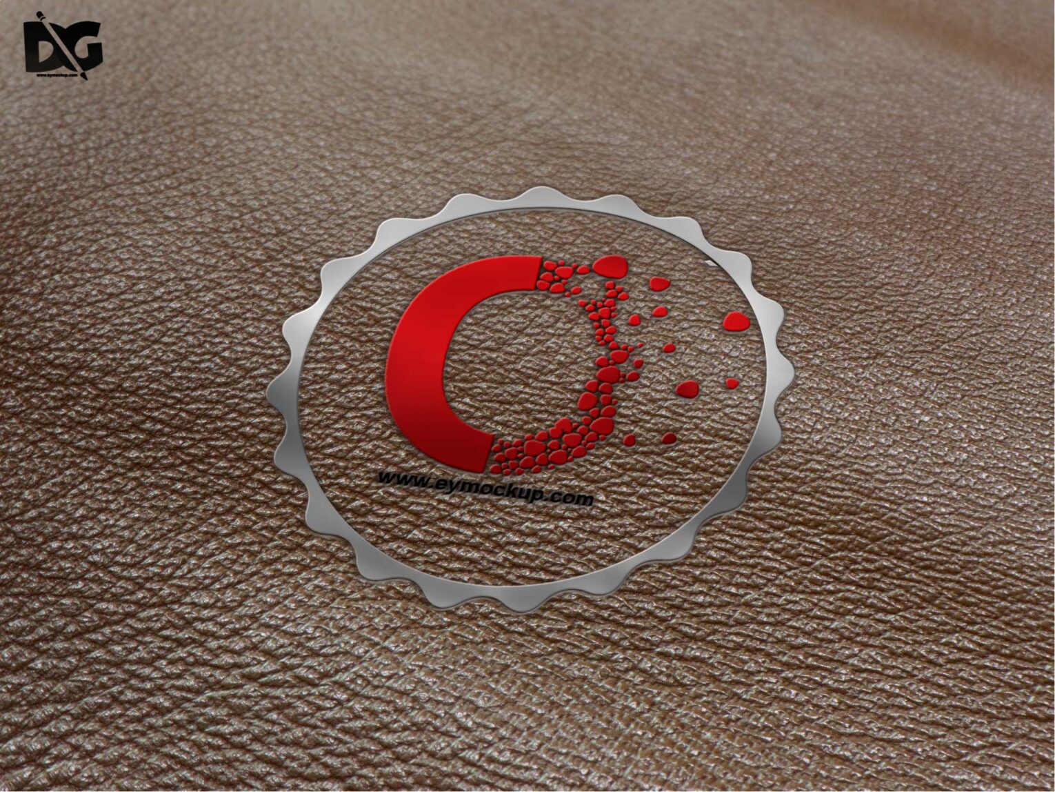 Stylish Bag Leather Logo Mockup PSD 5 Leather Logo Mockup