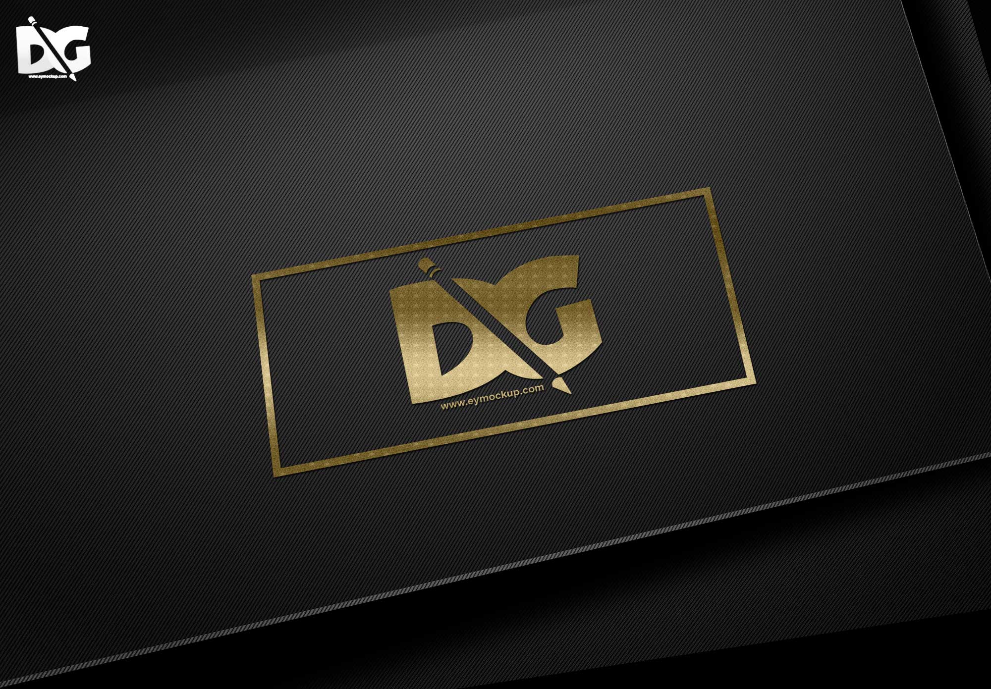 Gold Logo Mockup