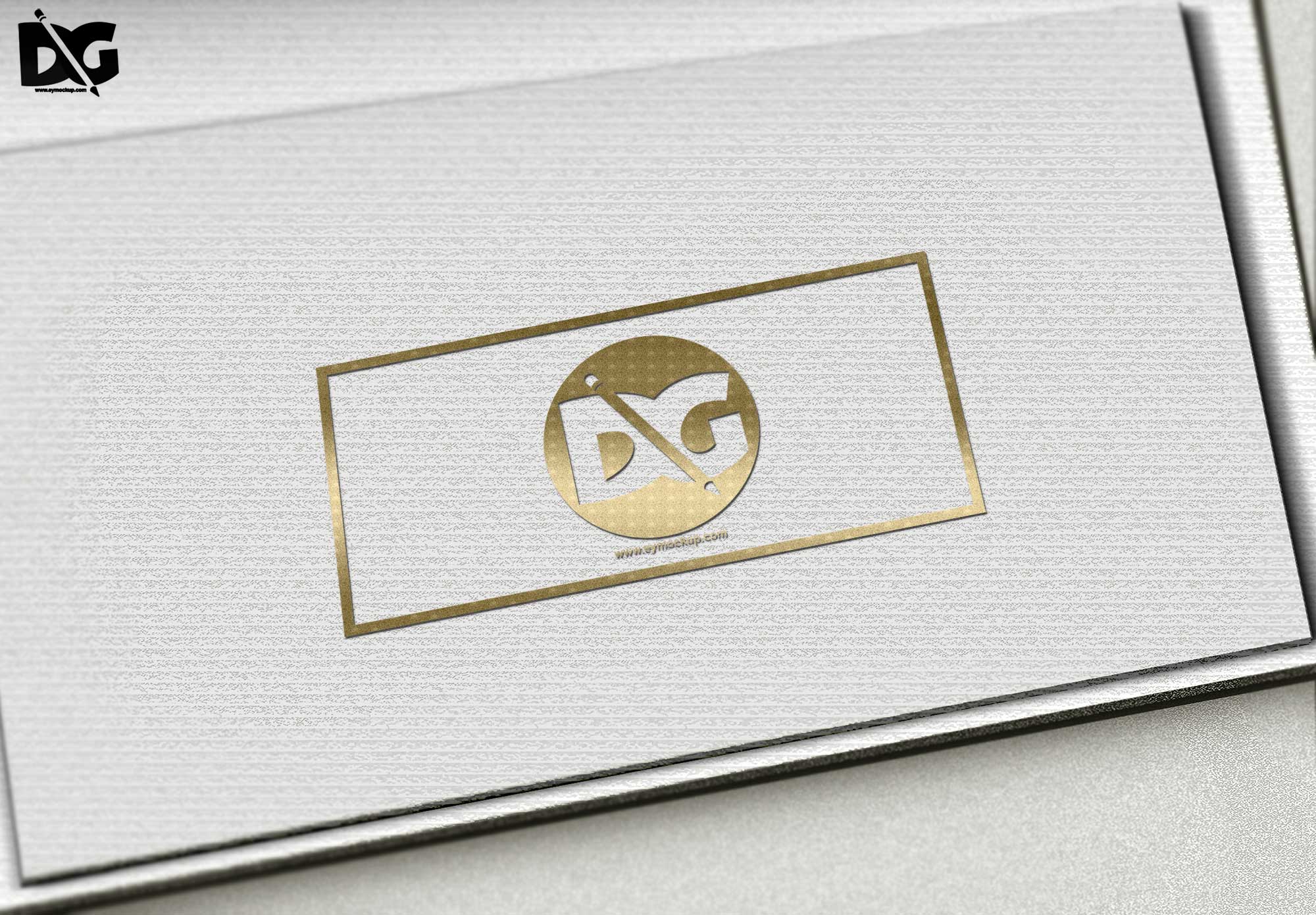 Gold Logo Mockup