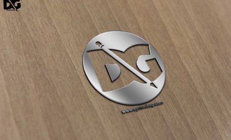 Chrome 3D Effect Logo