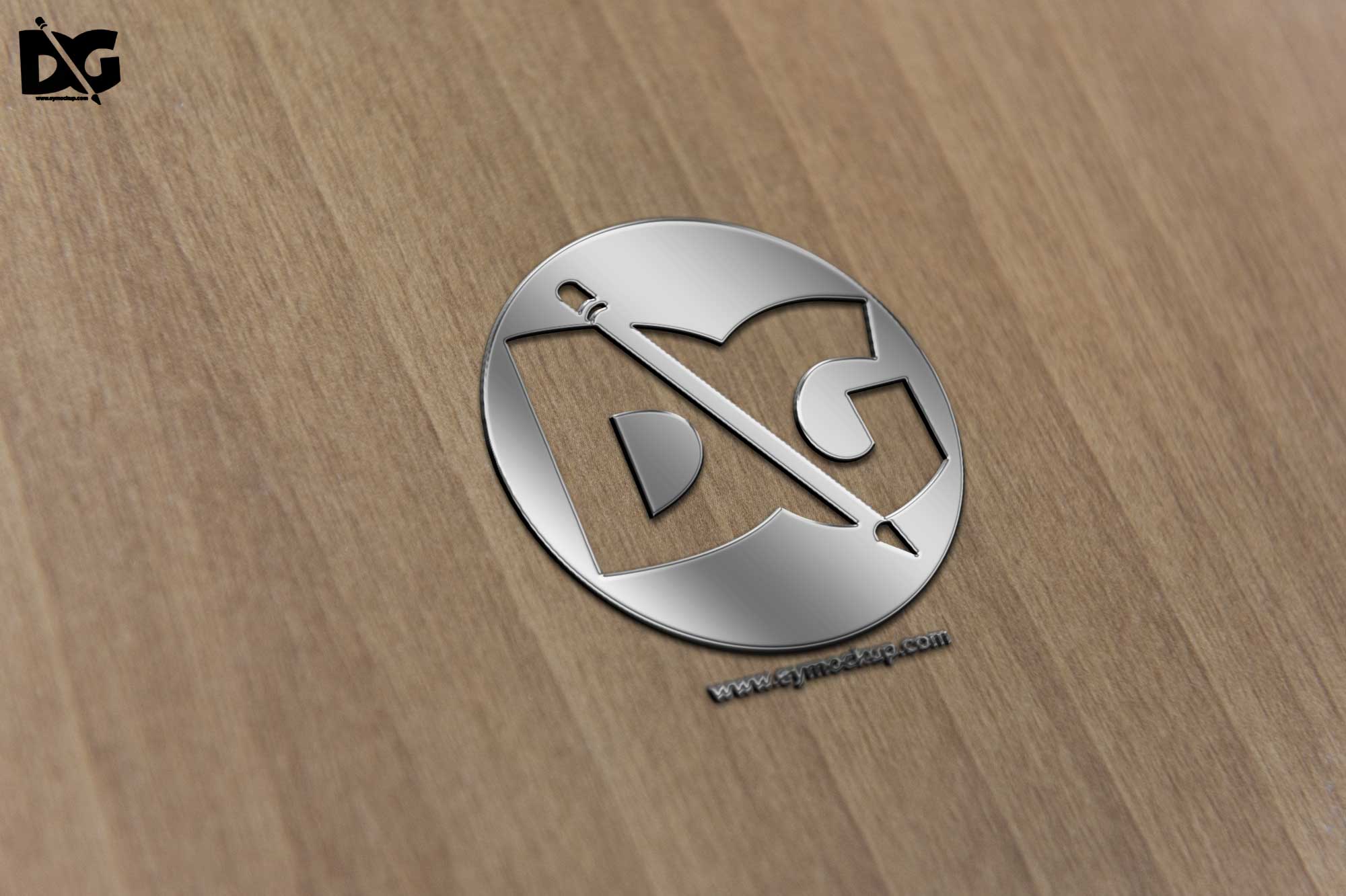 Eye-Catching 3D Logo Mockups for Chrome 1 Chrome 3D Effect Logo