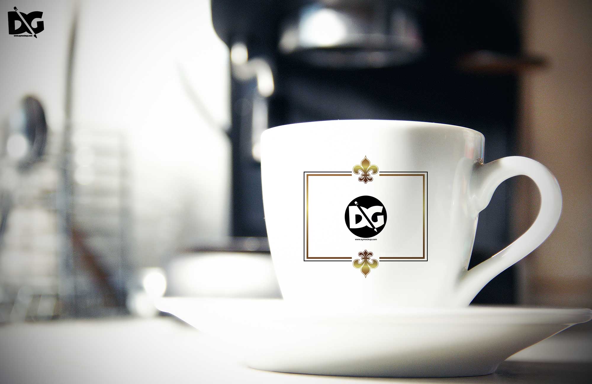 Coffee Logo Mock-up for Designers 1 Logo Mock-up.