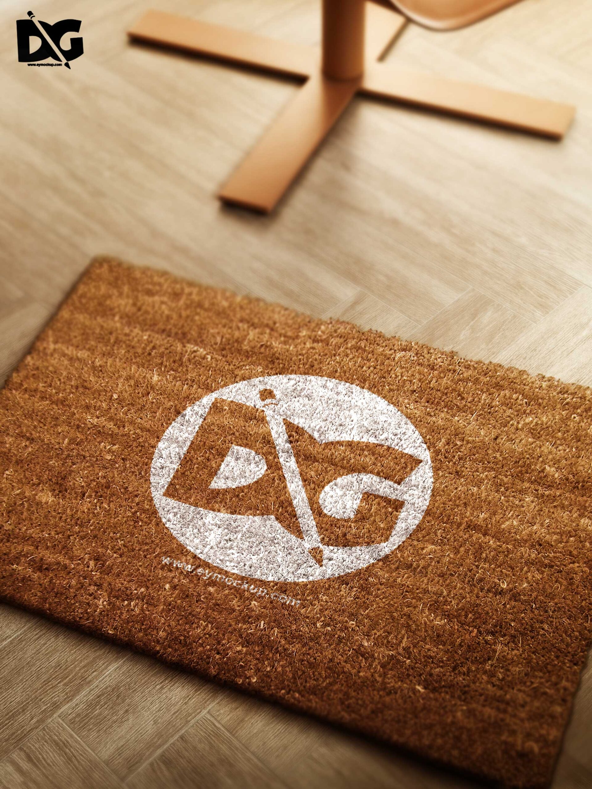 Doormat Logo Mockup