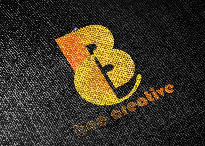 Free PSD Mockups 2 Fabric Logo Mockup