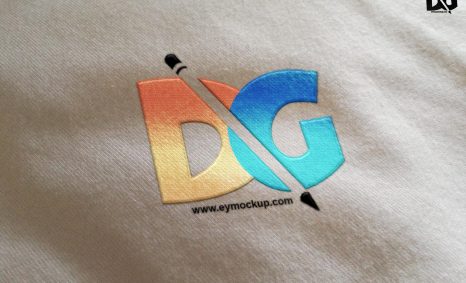 Free Clothes Surface Logo Mock-up