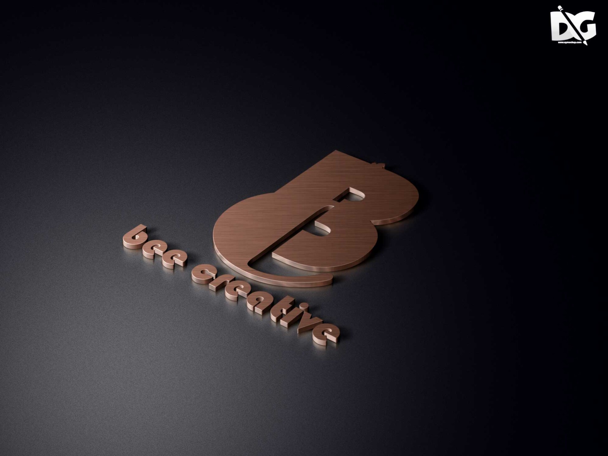 Free Effect PSD Logo Mockup