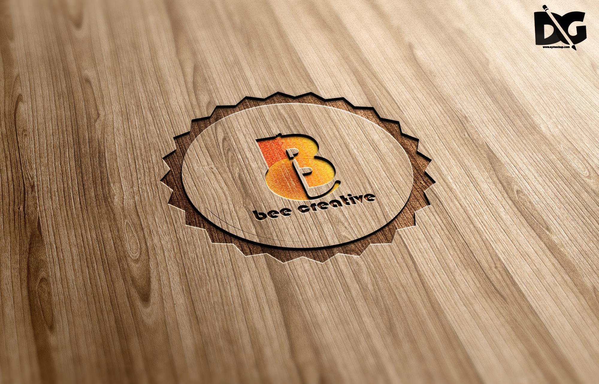 Wood PSD Mock-up