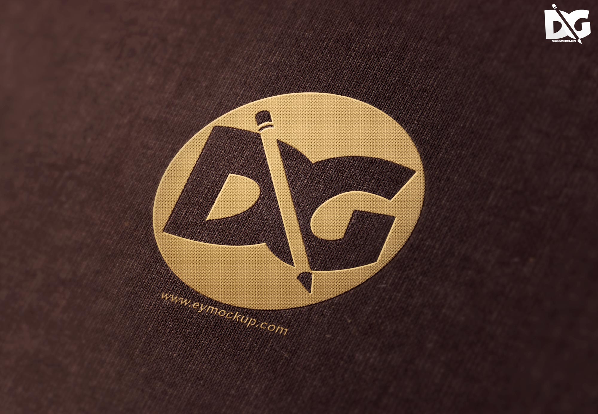 Free Stritch Clothes Logo Mock-up 18 Effect Logo Mock-up