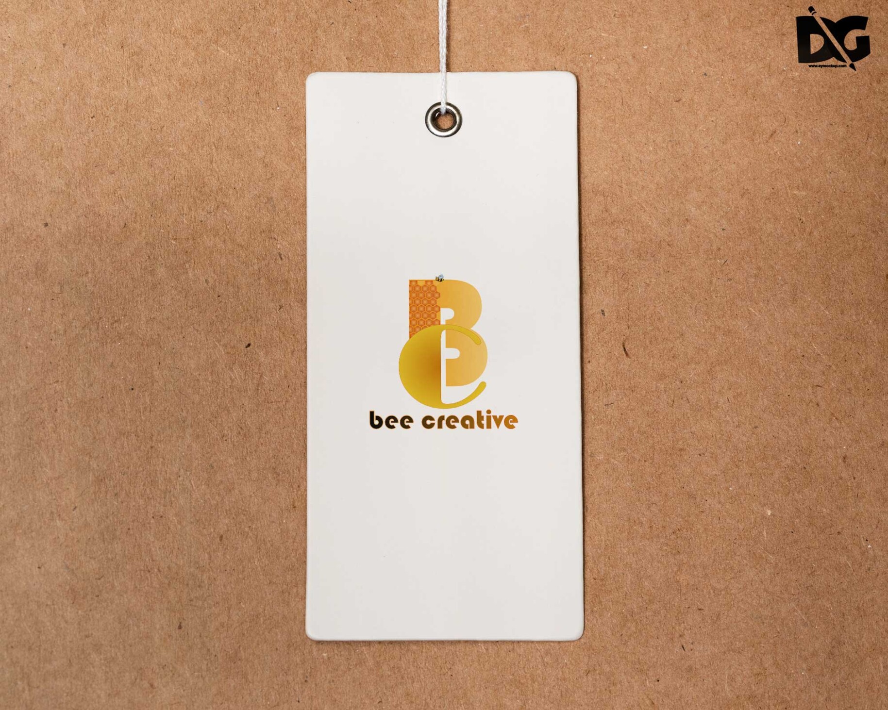 Creative Hanging Tag Branding Mockup 1 Branding Logo Mockup