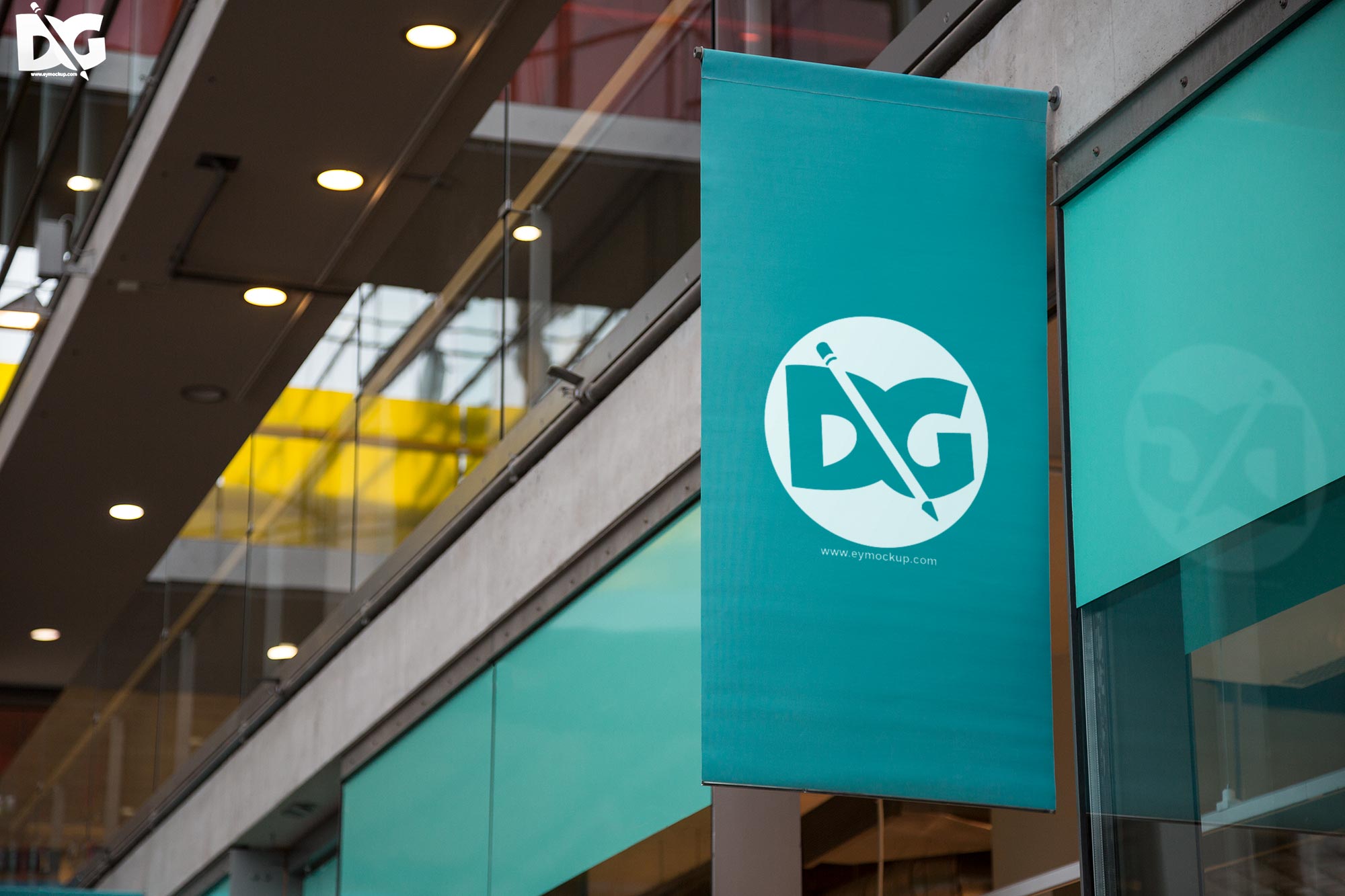 Stylish Office Signboard Logo Mockup 1 Signboard Logo Mockup