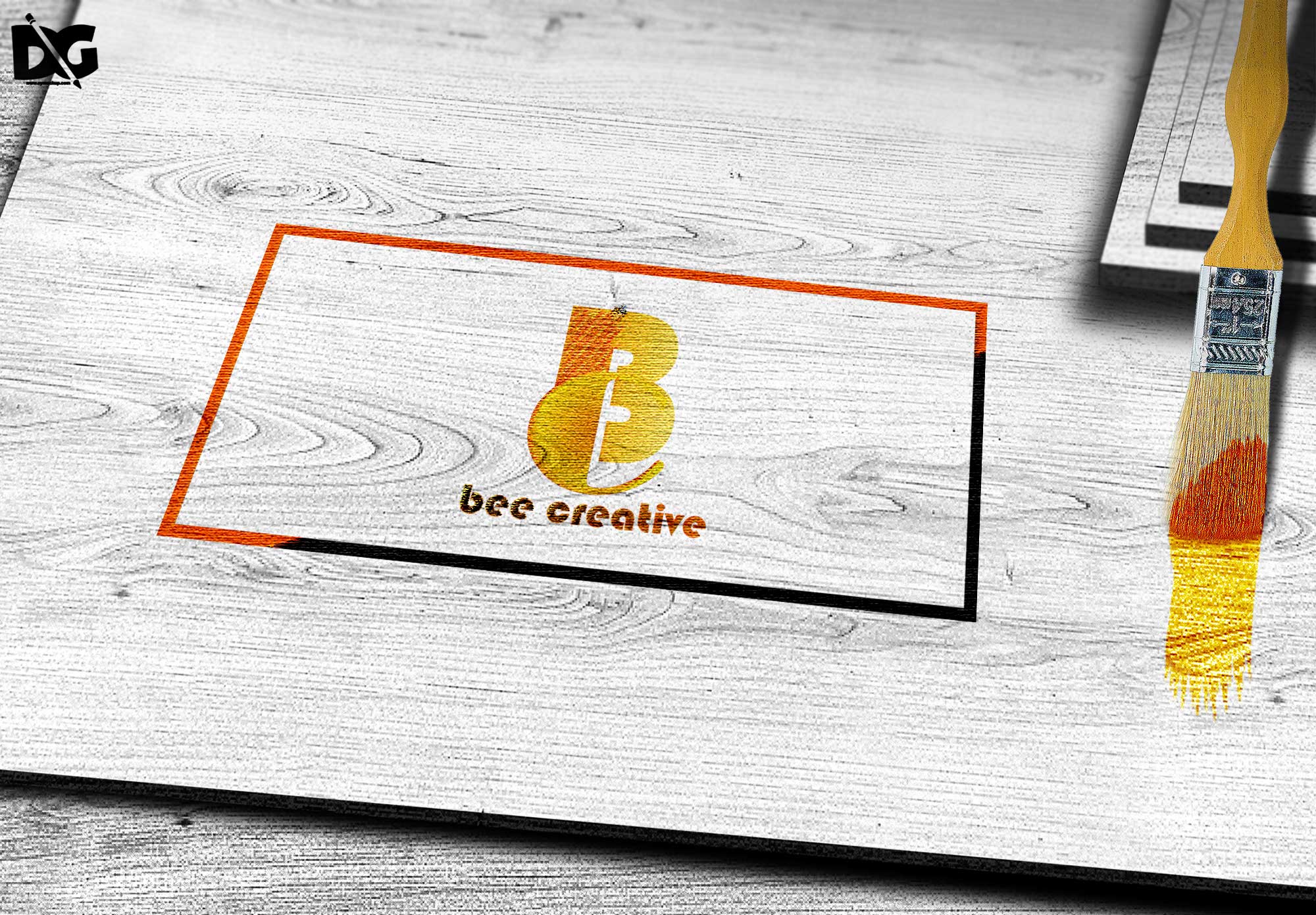 Creative Postcard Logo Mockup Template 1 Postcard Logo Mockup
