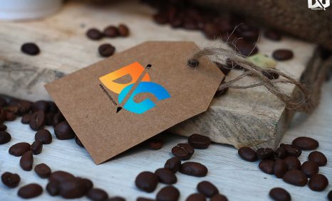 Stylish Coffee Tag Logo Mockup Download 14 Tag Logo Mockup