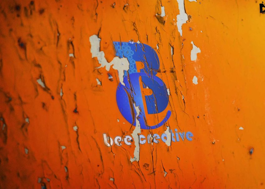 Wall Logo Mockup