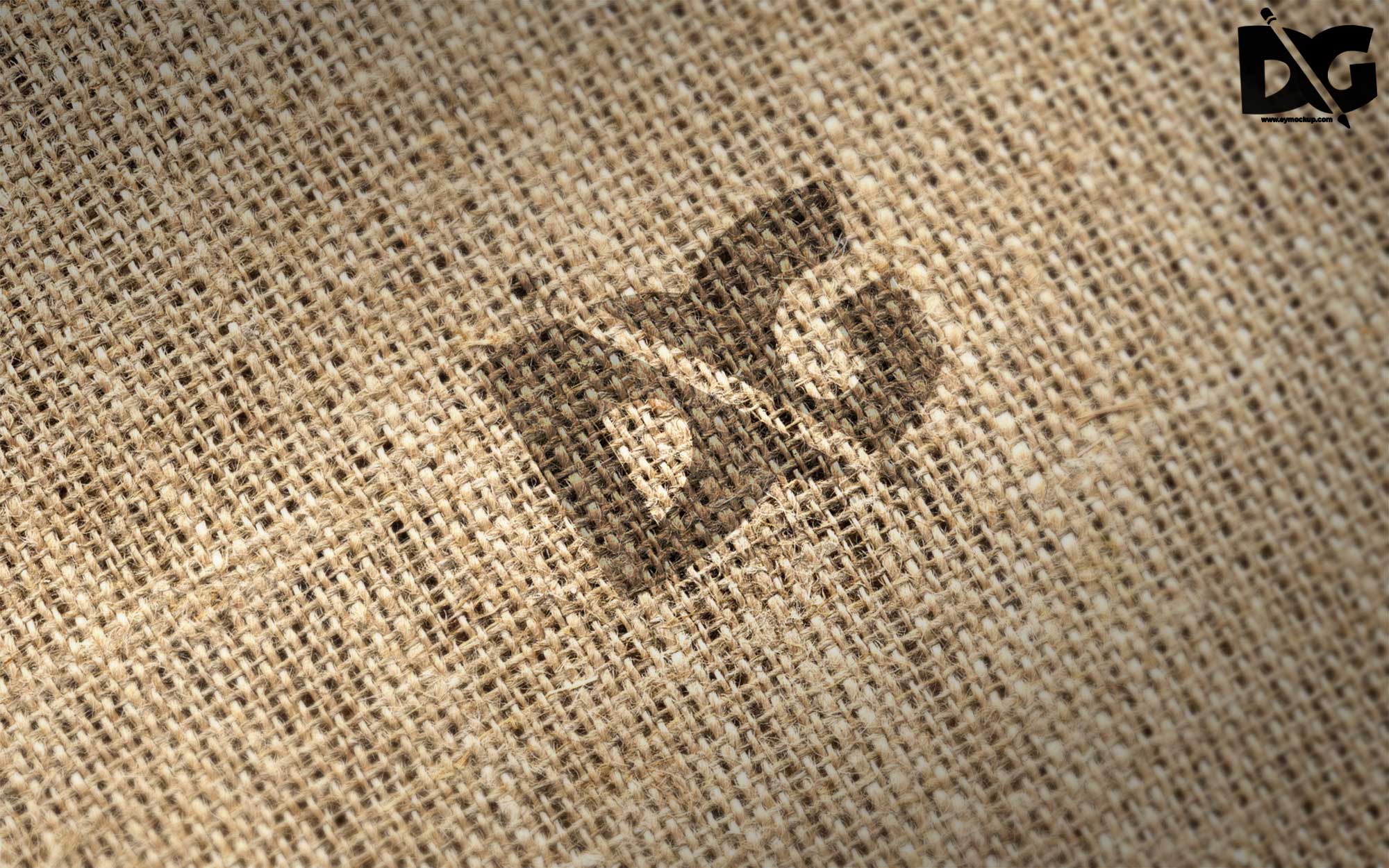 Burlap Logo Mockup