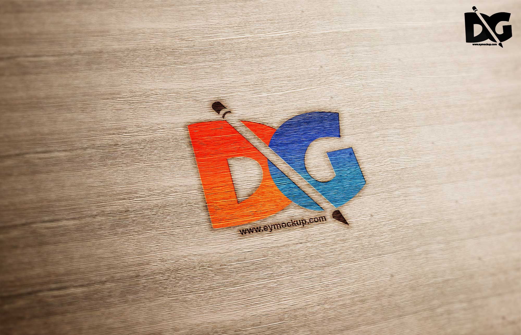 Realistic Wood Logo Mockup Download 19 Wood Logo Mockup