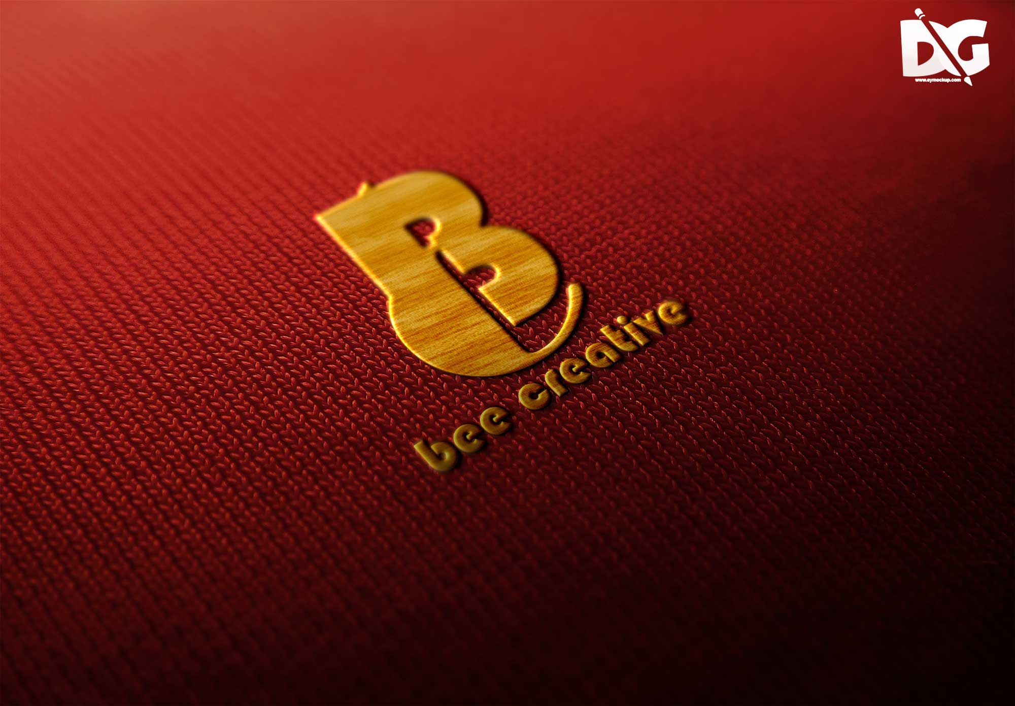Gold Logo Mockup