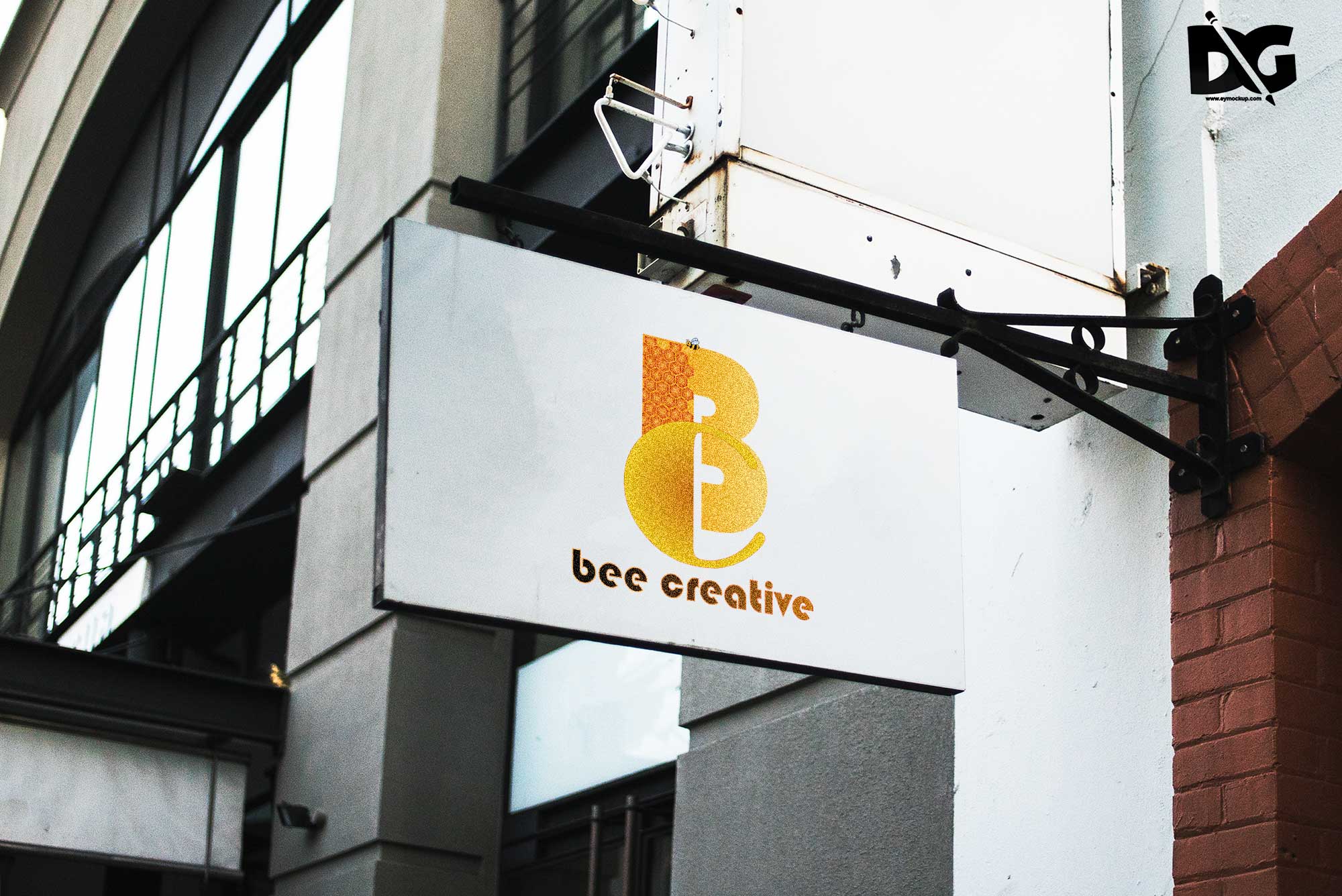 Hanging Logo Mock-up