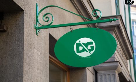 Signboard Logo Mockup