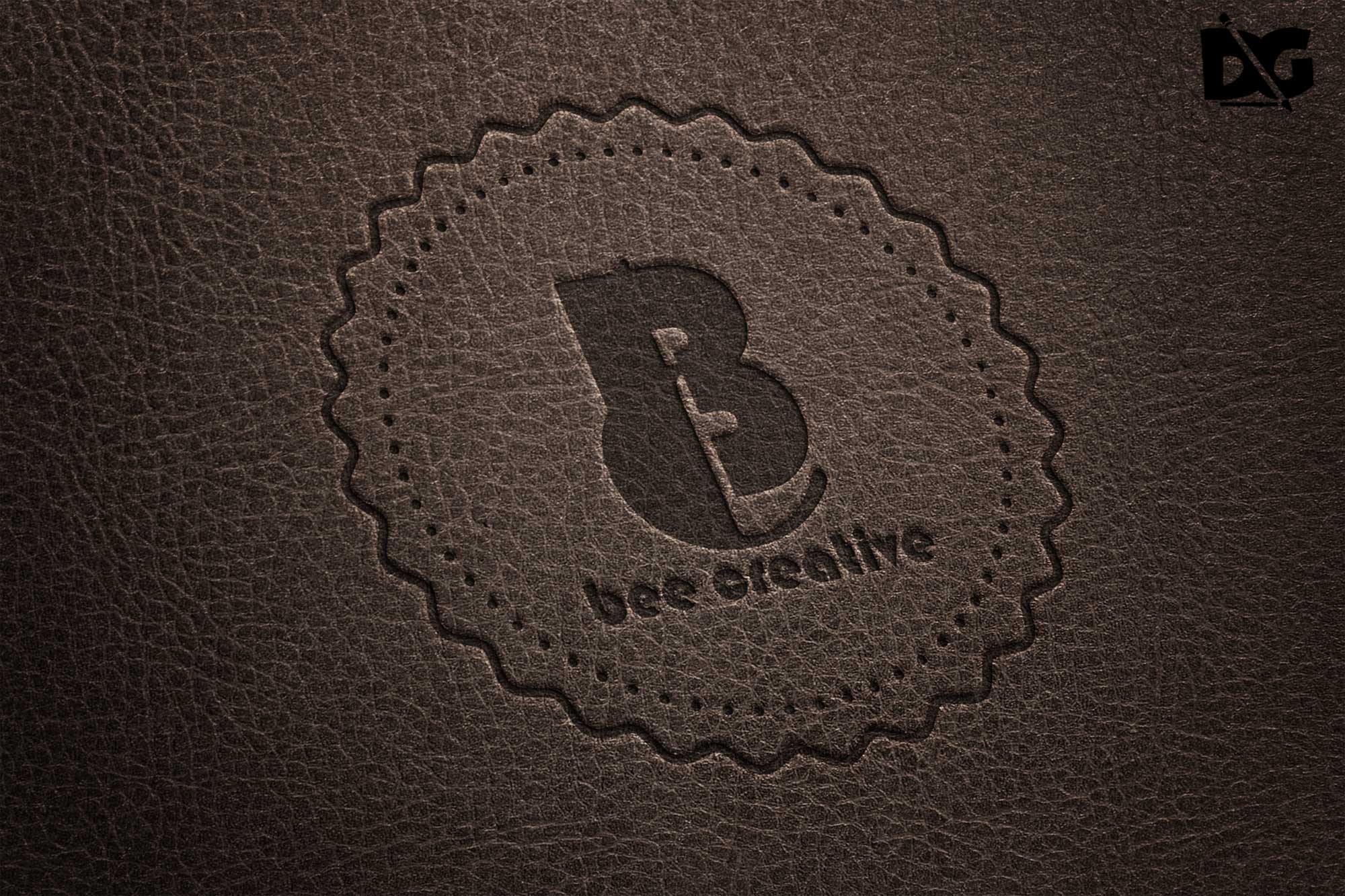 Leather Logo Mockup