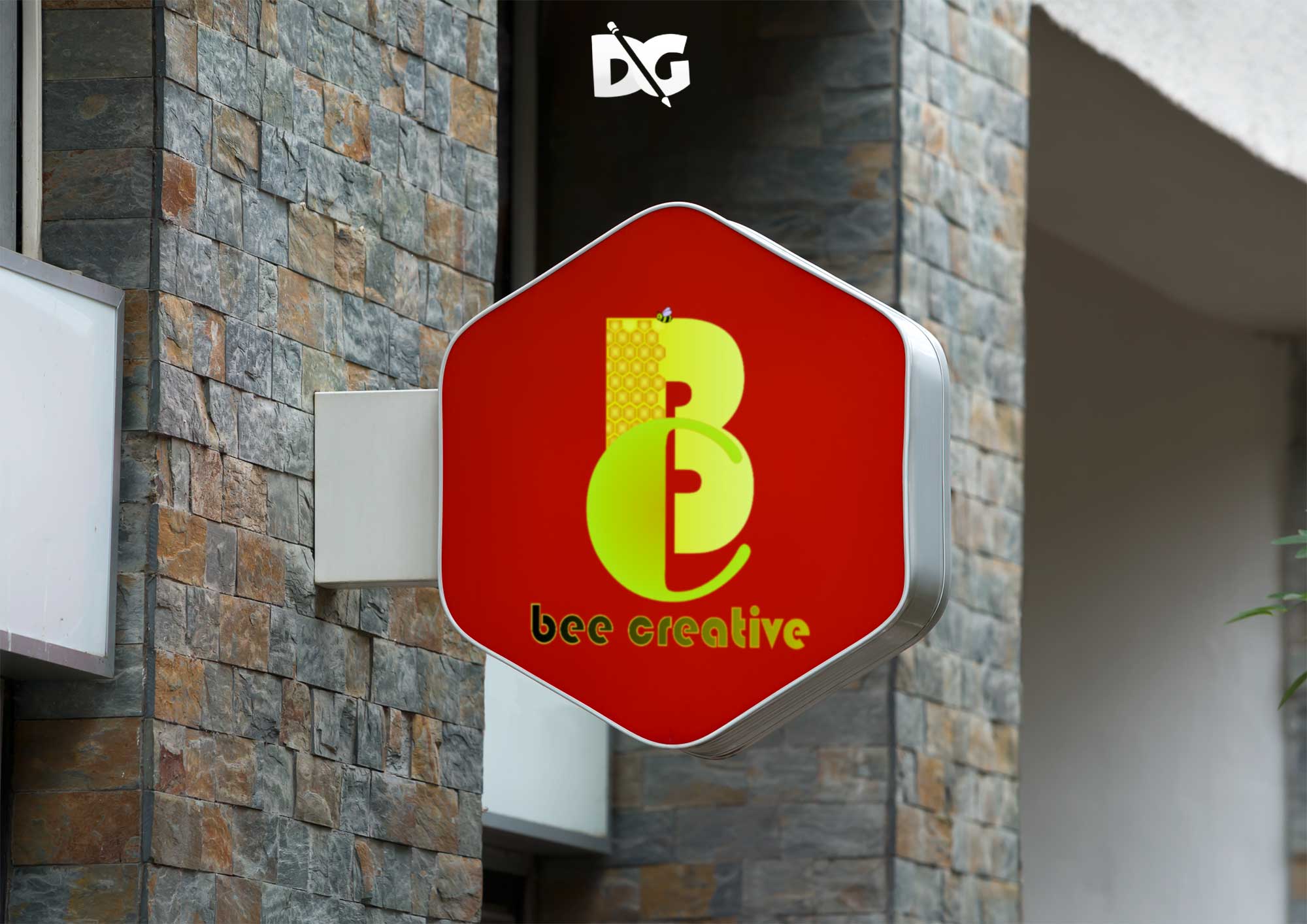 Free Wall Banner Logo Mockup Download 1 Banner Logo Mockup