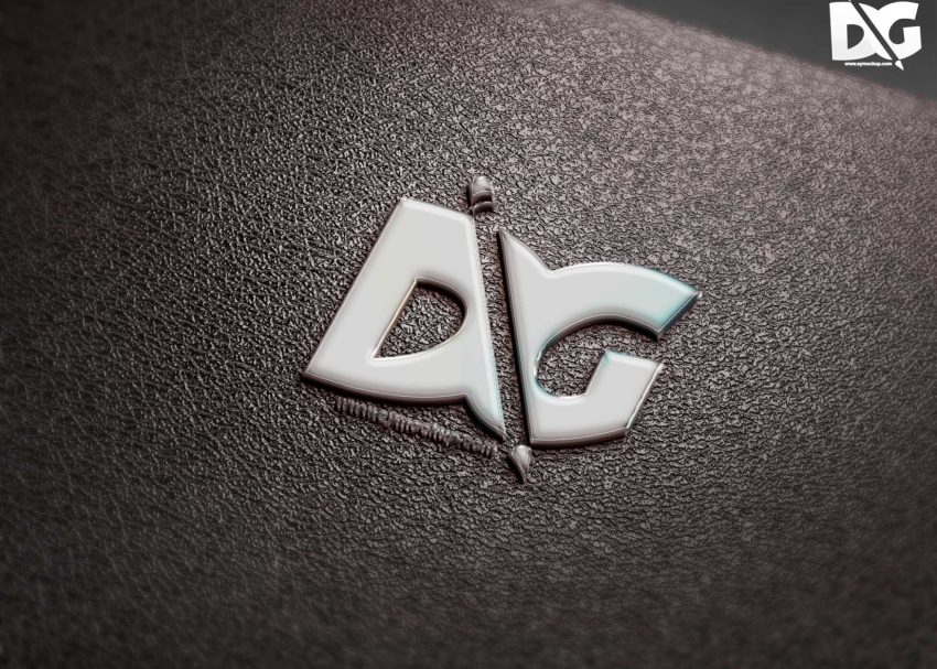 Free PSD Mockups 2 Logo Mockup Engraved