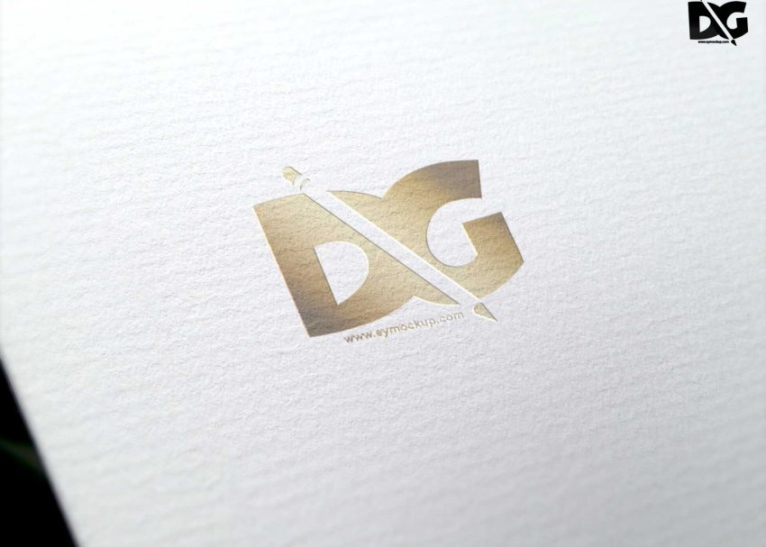 Paper Logo Mockup