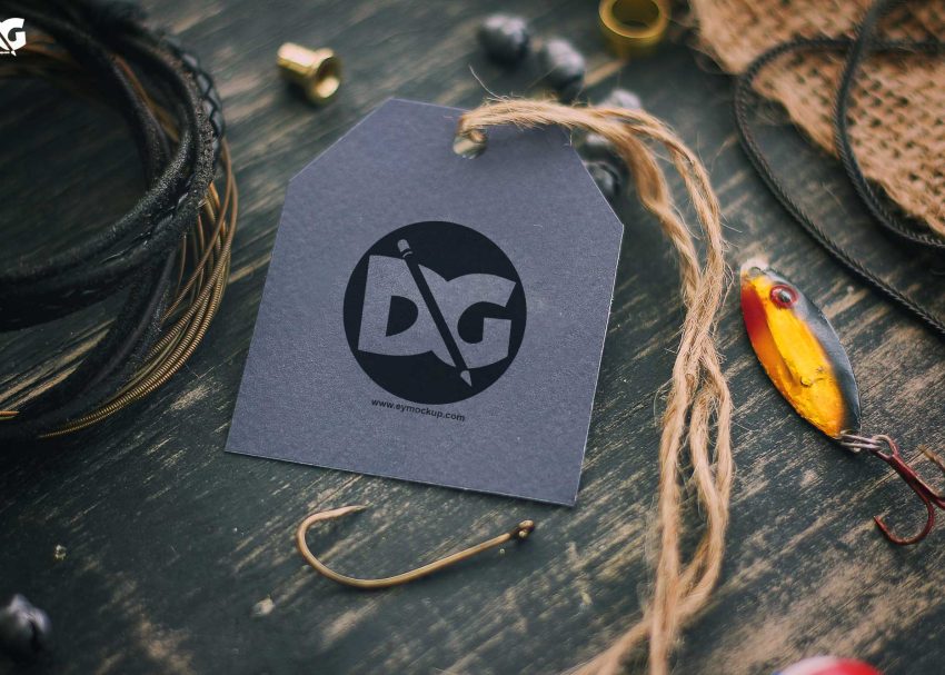 Free PSD Mockups 1 Vintage Logo Mock-up