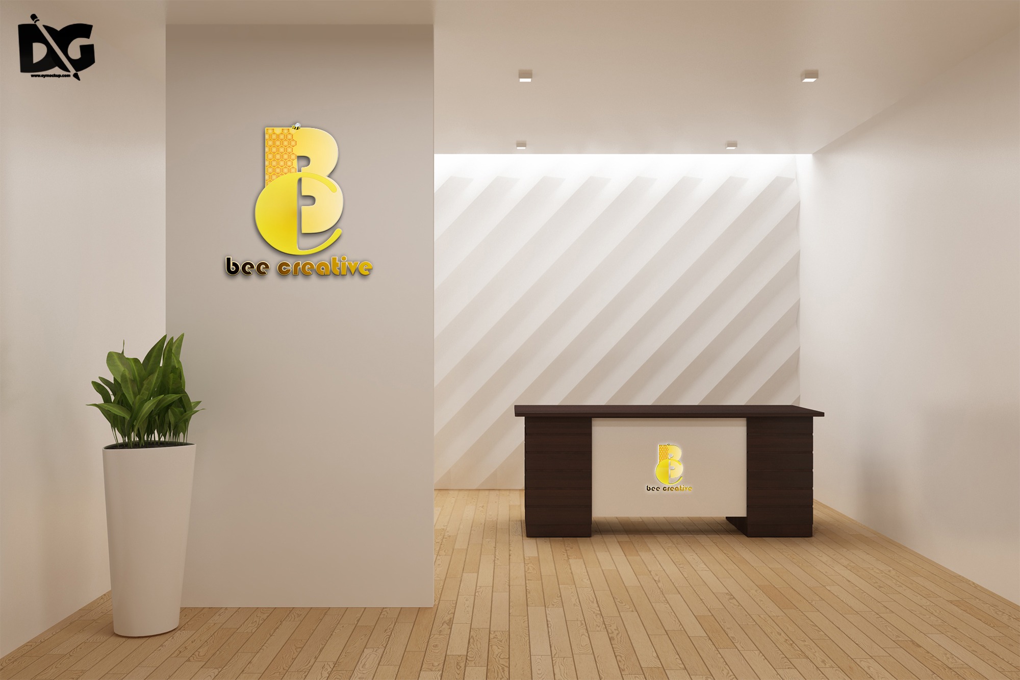Reception Logo Mockup