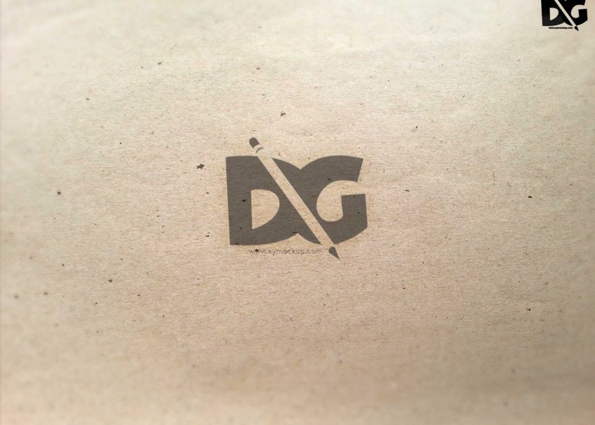 Free PSD Mockups 1 Logo Emblem Mockup