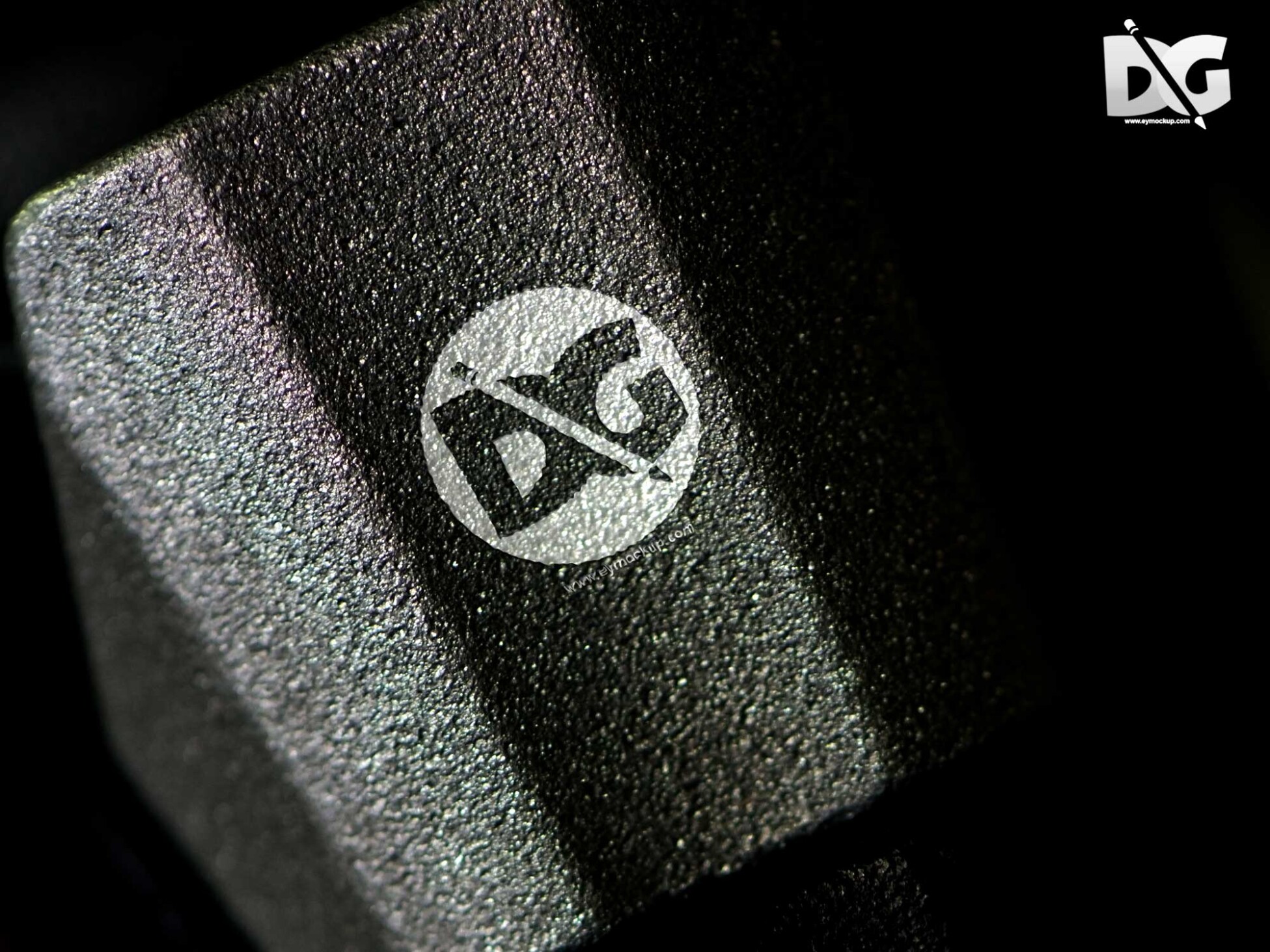 High-Quality Metal Logo Mockup Design 1 Premium Metal Logo