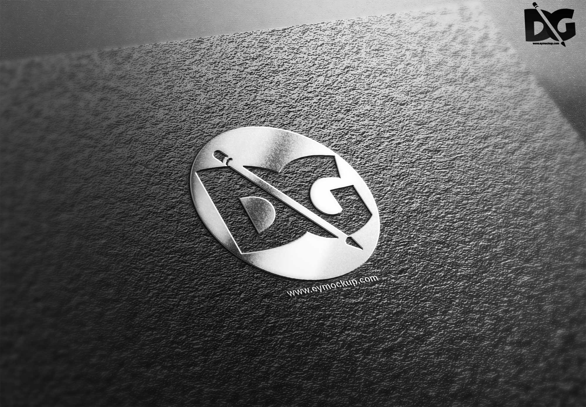 Grey Logo Mockup