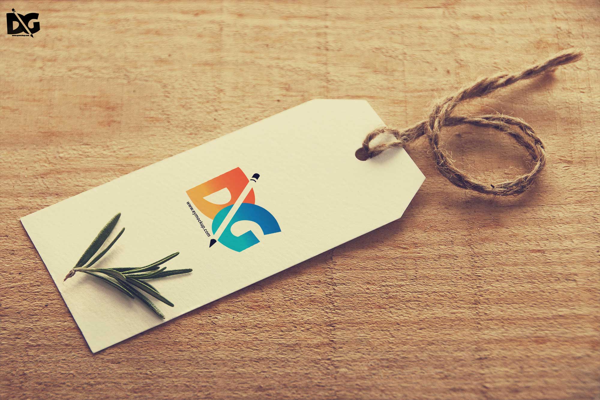 Stylish Tag Logo Mockup Templates 1 Tag Logo Mockup