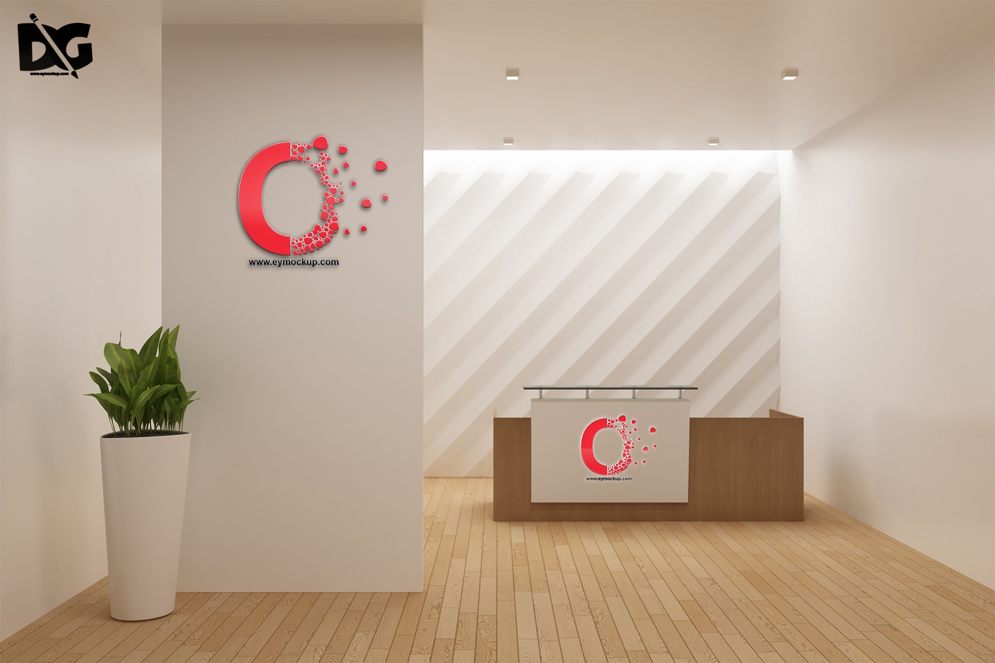 Reception Signage Mockup