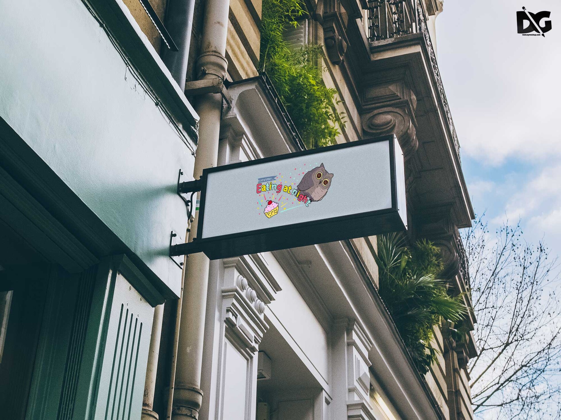 Wall Sign Mock-Up