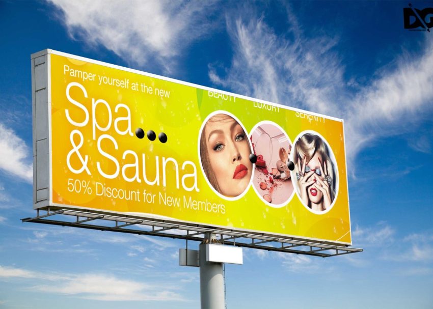 Free PSD Mockups 1 Awesome Billboard Mockup