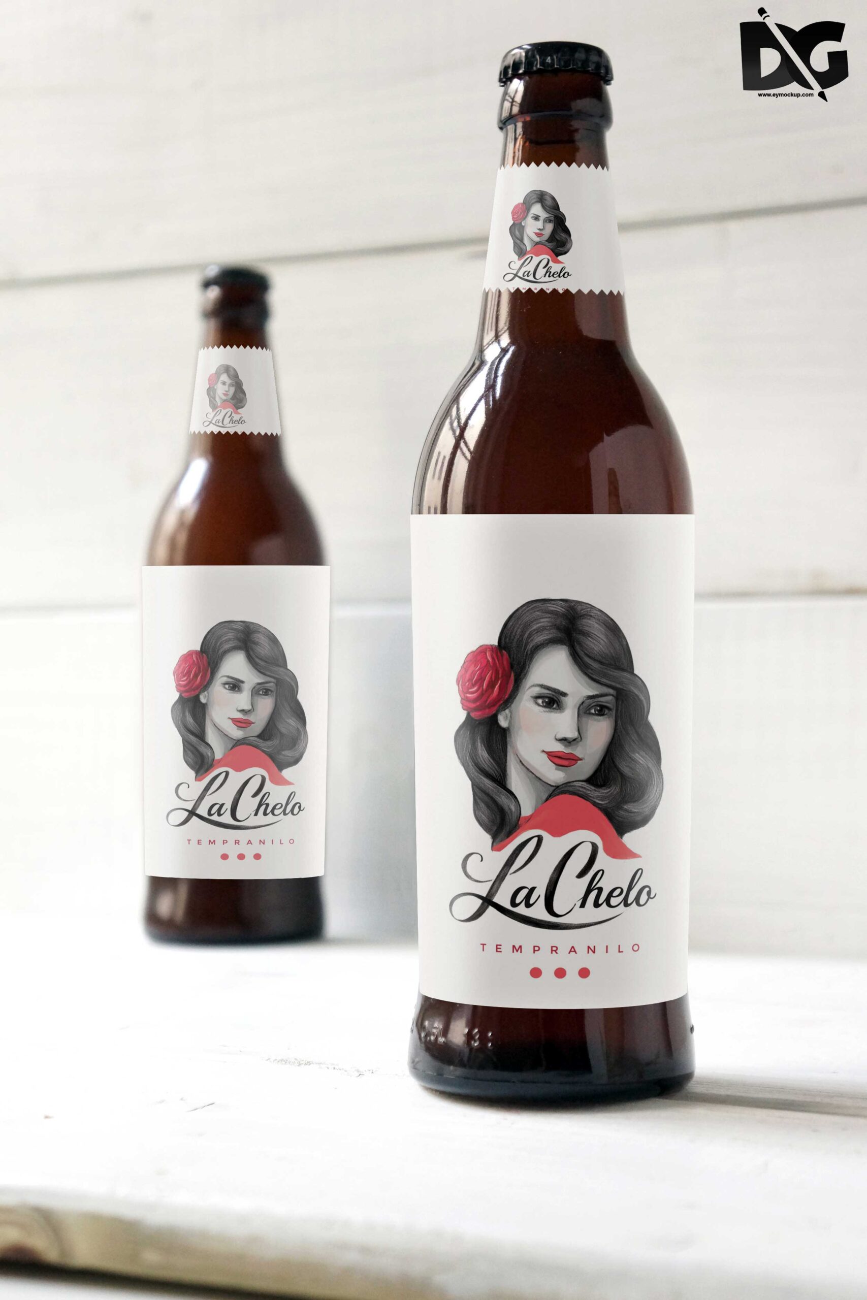 Download Free Beer Bottle Mockup 1 Beer Bottle Mockup