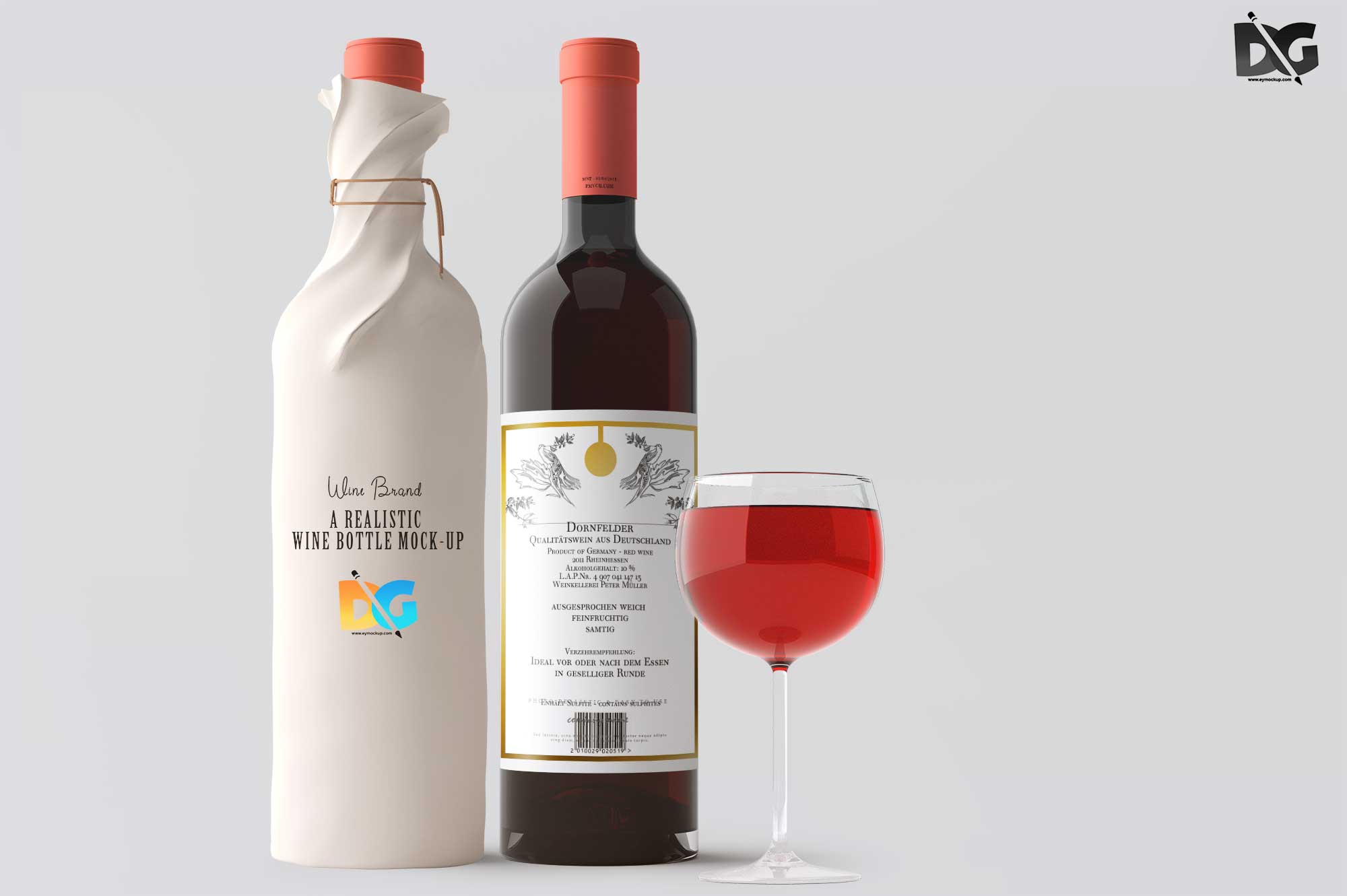 Label Packaging Mockup