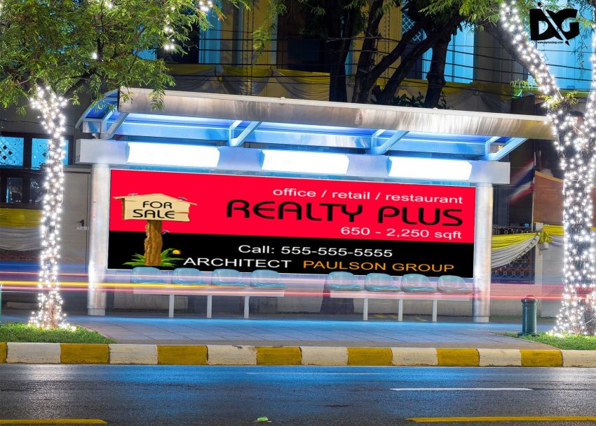 Stand BillBoard Mockup