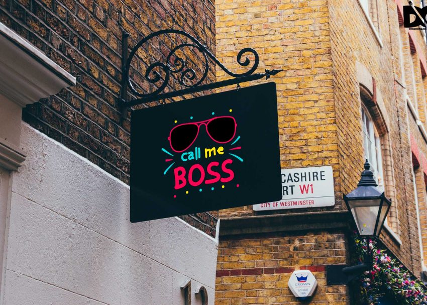 Boss Sign Mockup