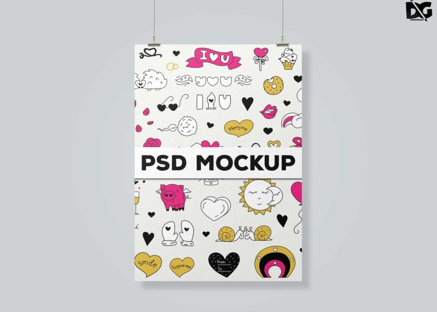 Free PSD Mockups 1 Holding Premium Mockup