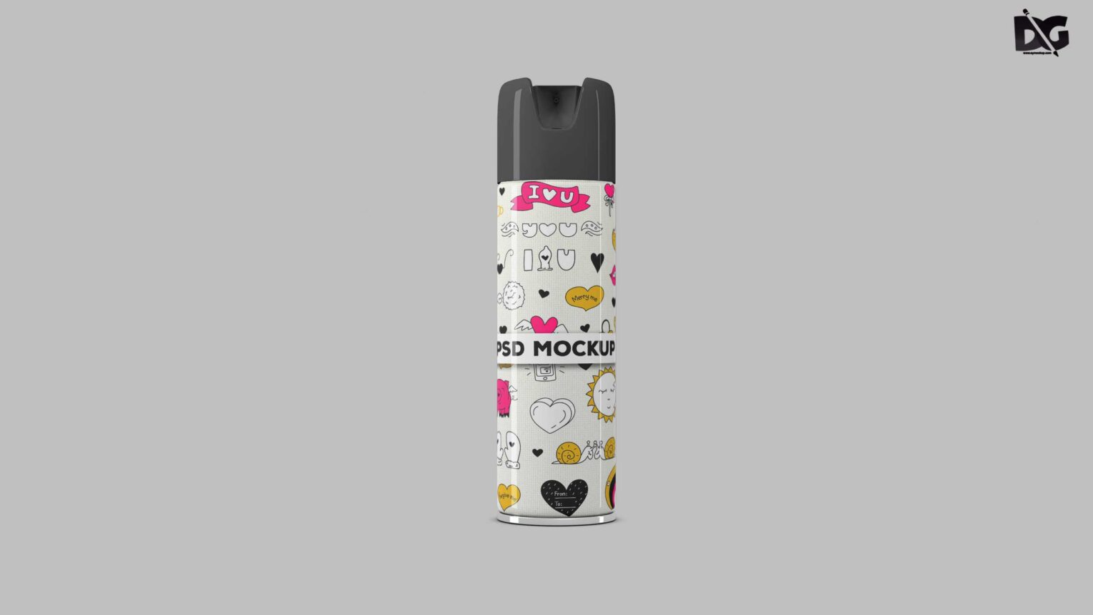 Free Deo Spray Bottle Mockup Download 11 Bottle Label Mockup