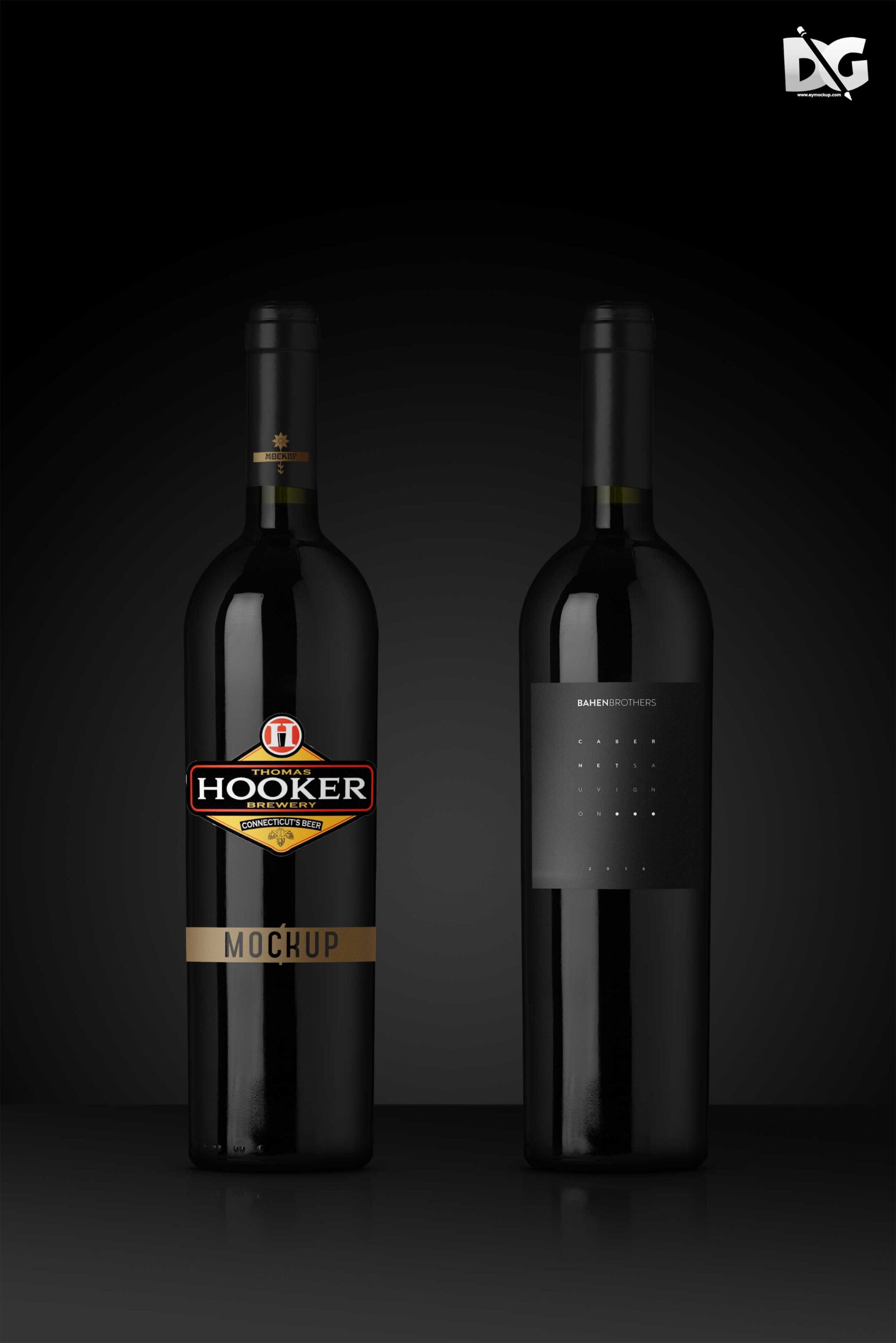 Download Free Red Wine Bottle Mockups 14 Bottle PSD Mockups