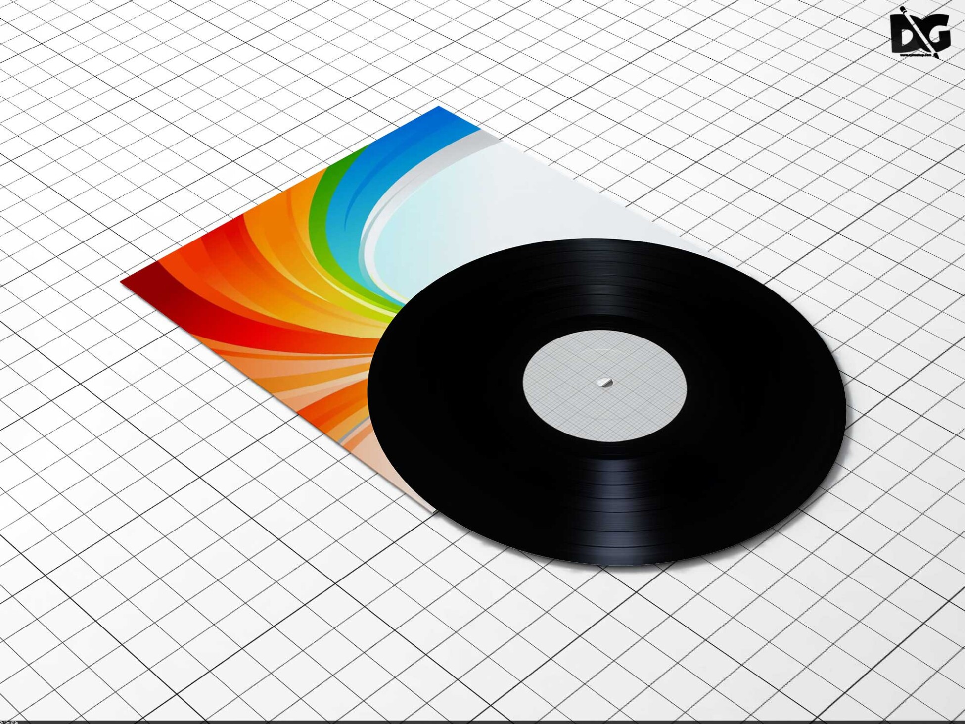 Free Vinyl CD Design Mockup Download 9 Packaging Label Mockup