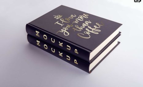 Free Hard Leather Book Cover PSD Mockups