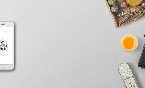 Free Iphone Table Mockup