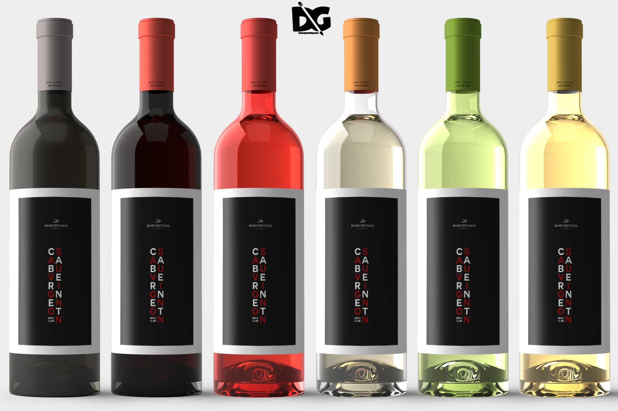 Free Liquor Bottle Mockup Download 16 PSD Label Mockup