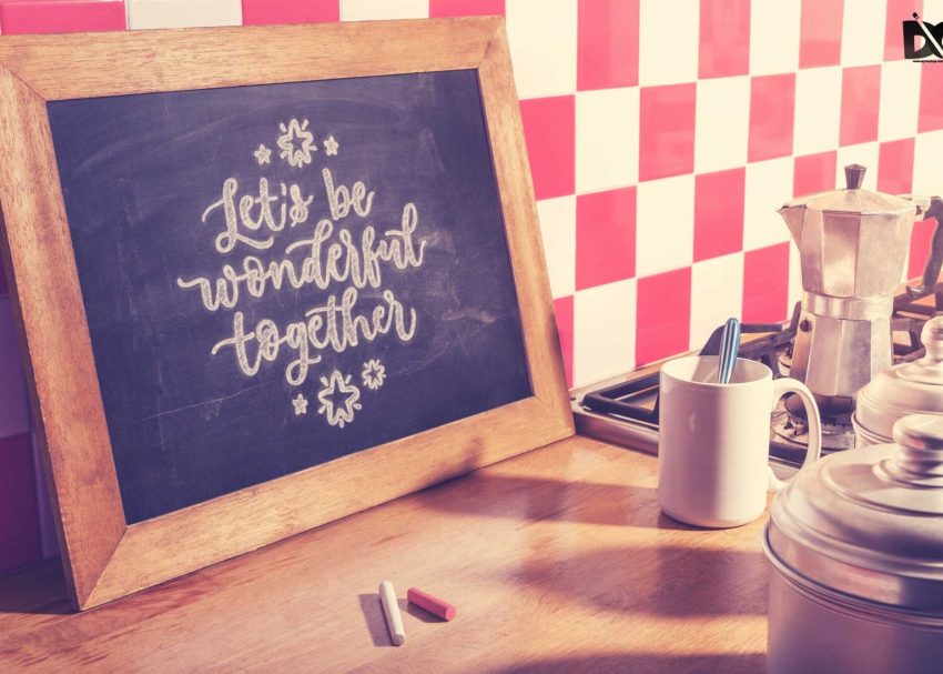 Free Mock-up Chalk Design Plate