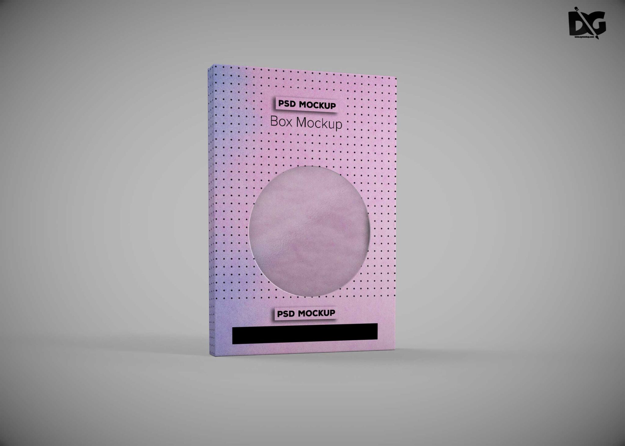 Free Mock-up Box PSD Mockup Template